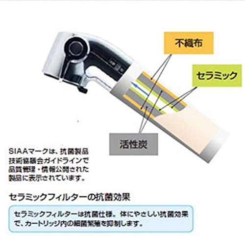 58.INAX 浄水器カートリッジ JF-21-T 3個入り　高塩素除去タイプ LIXIL 浄水栓用カートリッジ INAX JF-21-T 3本セット 1年分 高